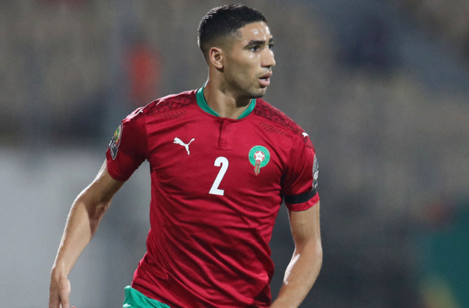 Après un nouveau but splendide avec le Maroc, Achraf Hakimi glisse un message à Messi et Neymar